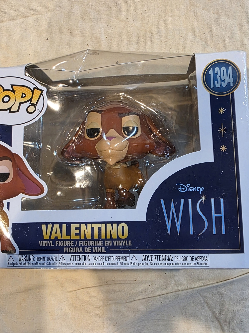 Funko Disney Wish Valentino Brown Tan Vinyl Figure #1394